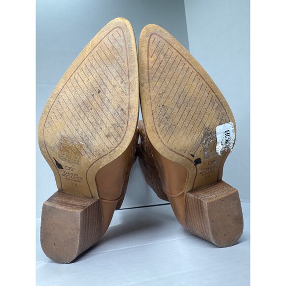 Oasis Society Amaya classic western boots brown size 7.5 - Picture 8 of 11